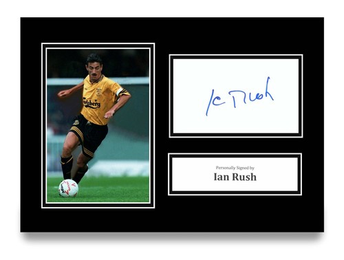 Ian rush signed photo - ian,