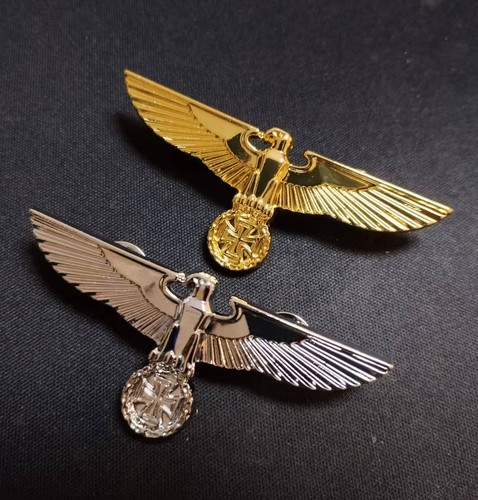 2pcs gold silver ww2 german - gold,