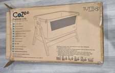 Tuti Bambini Cozee Bedside Crib - Multi Height , Slope And Co Sleeping Support