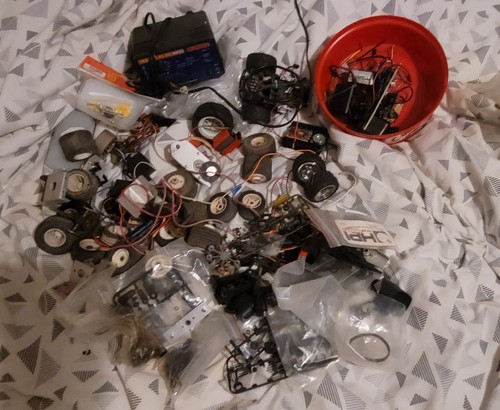 Vintage car parts joblot - rc,