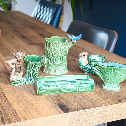Wade green porcelain - green, woodland