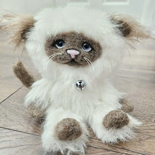 Handmade artist teddy cat - handmade, bear