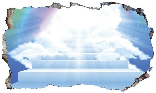 Heaven stairway magic - heaven, 3d