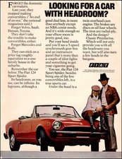 1985 Italian Sports Car AD for