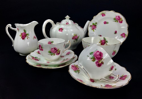 Victorian china tea set - victorian,