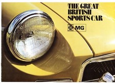 MG Range 1973-1974 UK Market