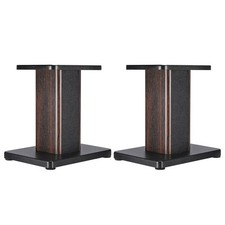 Wood grain speaker stands - wood,