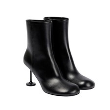 Balenciaga Black Leather Ankle Boots never worn & dust bag RRP £711 Size eu 37