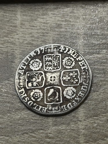 George sixpence 1741 - george, ii,