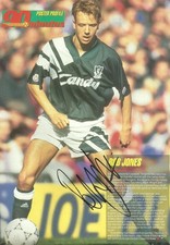 Rob Jones - LIVERPOOL - Signed A4 Magazine Picture