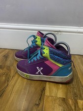Sidewalk Sports X Heelys Kids Size UK 3 Multicolour Lace Up High Top Skate Shoes