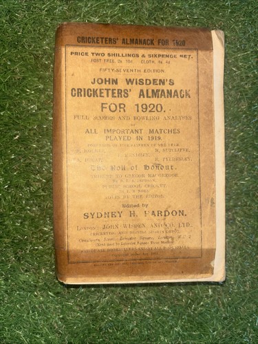 Wisden cricketers almanack - wisden,