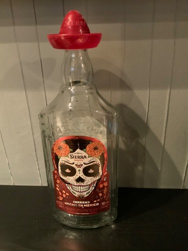 Sierra silver tequila empty