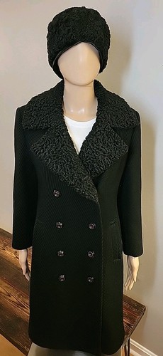 Vtg textured wool and persian - wool,