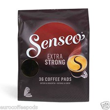 Senseo Douwe Egberts 72 Pods Extra Strong / Extra Dark Roast Pads 2 Packs Coffee