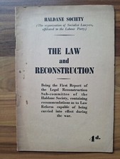 Haldane Society The Law And