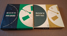 2 x 5 inch Reel to Reel Recording Tape Spools in 'Sony' Boxes