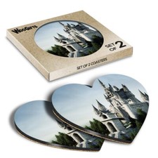 Heart MDF Coaster Old