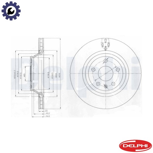 Brake disc bg4090 for - bg4090,