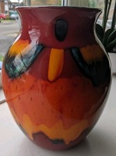 Poole Pottery Vase Volcano