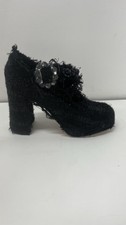 Simone Rocha AW16 Black Tweed Heels Size 39