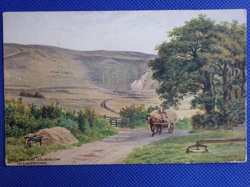 Postcard long man wilmington - -,