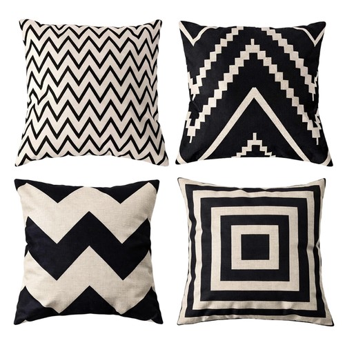 Kxrtpx black and - white, cushion