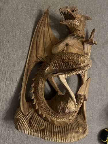 Hand carved wooden - carved,