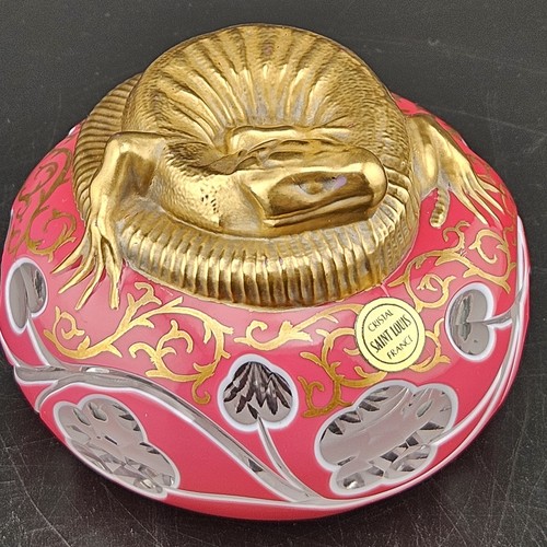 Saint louis gold gilded lizard - saint,