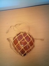 Vintage Large Hand Blown brown