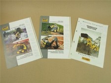 3 Brochures Massey Ferguson MF50HX Elite MF514 MF516 MF516XP 1985/87