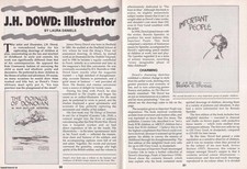 J. H. DOWD: ILLUSTRATOR. THIS IS AN ORIGINAL ARTICLE SEPARATED FROM AN ISSUE OF