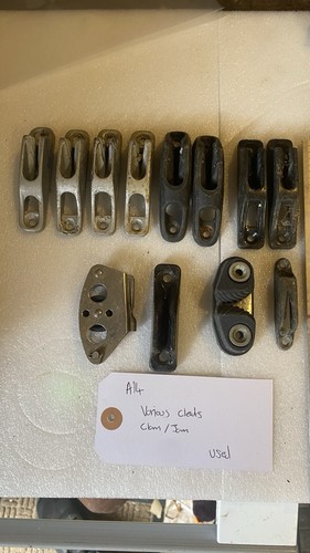 Various clam cleats dinghy - various,