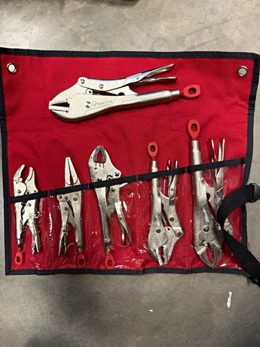 7pc locking pliers - 7pc,