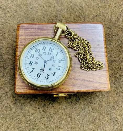 Vintage nautical brass pocket - vintage,