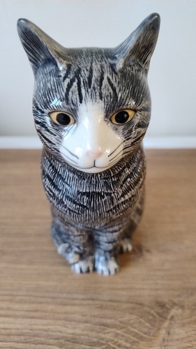 Quail ceramic cat - quail,