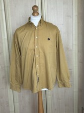 Eisenegger Mustard Yellow Smart Casual Long Sleeve Shirt - Mens Size Medium M