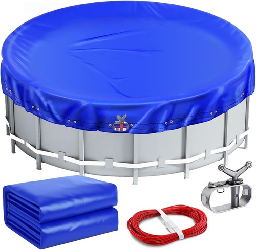 Round winter pool cover - ft,