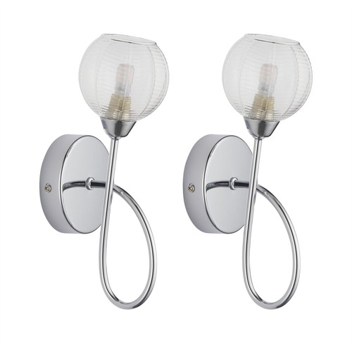 Set modern chrome wall - modern,