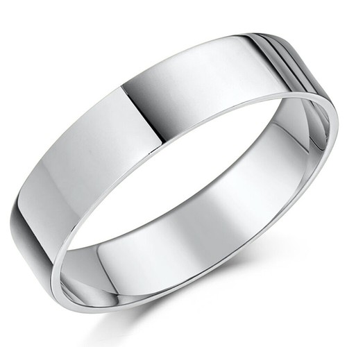 5mm platinum wedding - 5mm,