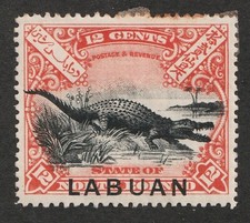1897 Labuan Sc# 80 - Twelve