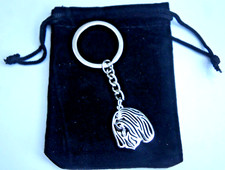 TIBETAN TERRIER METAL KEY RING