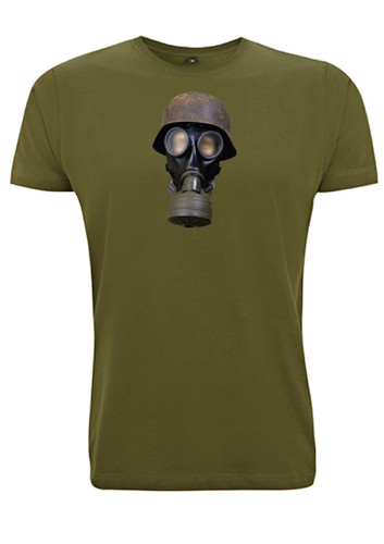 Vintage gas mask shirt - vintage,