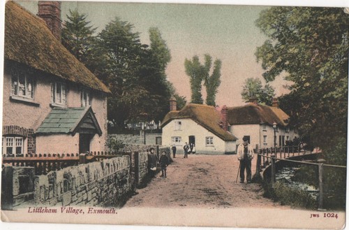 Vintage colour postcard - colour,