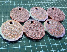 6-Pack Tri-Colour Trolley Coins – Metallic Effect PLA Tokens | £1 Size | Strong 