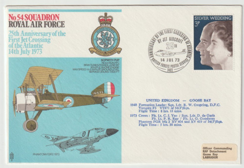 1973 flown cover - flown,