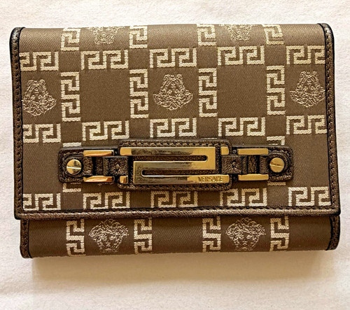 Versace brown beige - brown/beige, logo