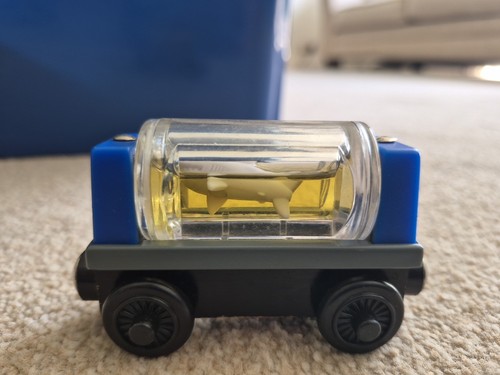 Aquarium car wooden train - car,