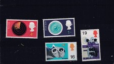 British Old Stamps 1967 British Discovery & Invention Mint Set SG.752-755 GB MNH