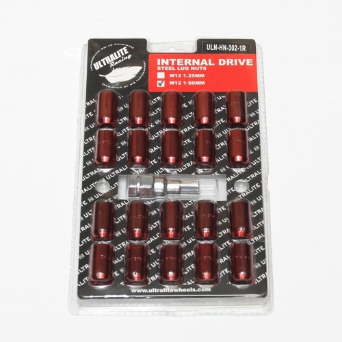 20x m12x1 red - m12x1.5, internal